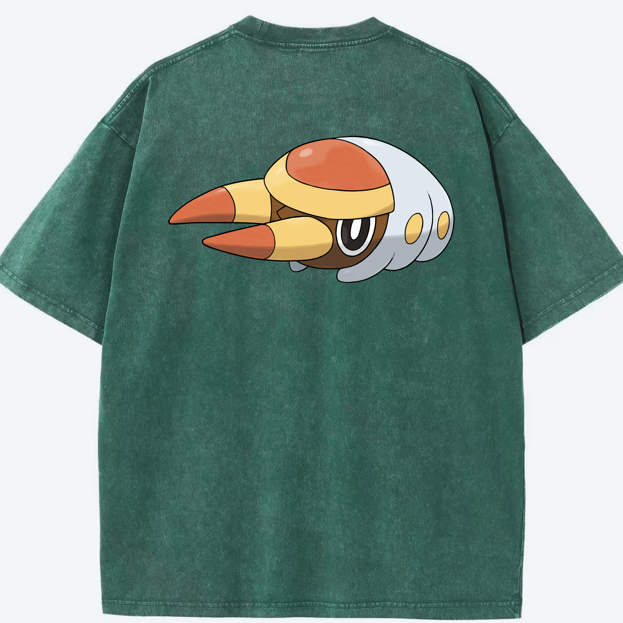 （画像用） ポケットモンスター Pokémon 綿100% ヴィンテージ風 半袖Tシャツ（背面プリント）